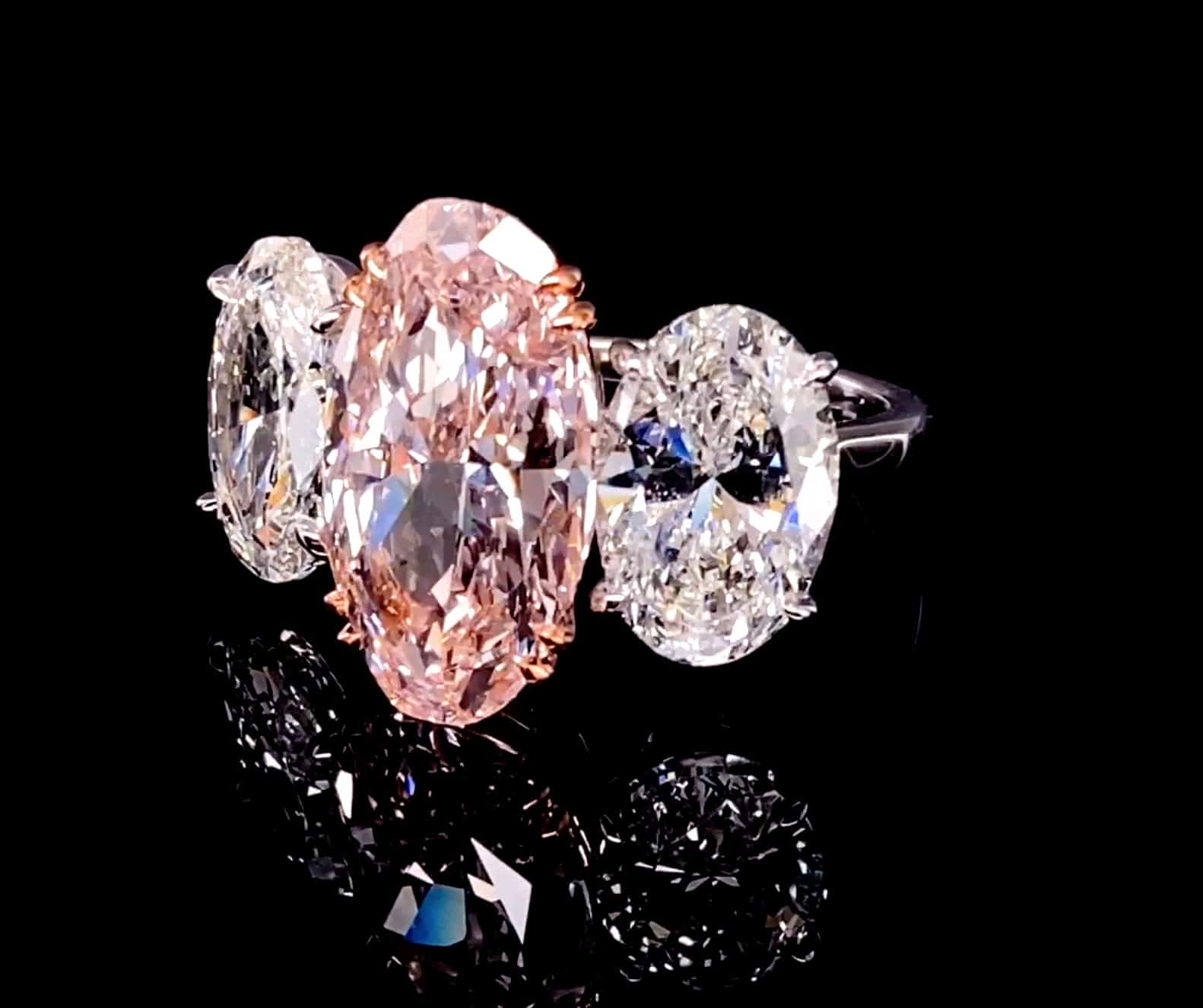 Pink diamond ring Pink diamond ring