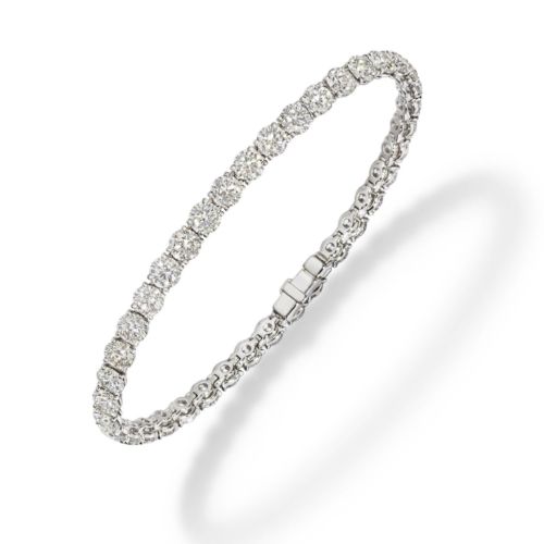 SuperJeweler 1/2 Carat Diamond Heart Tennis Necklace, 17 Inches For Women -  Walmart.com