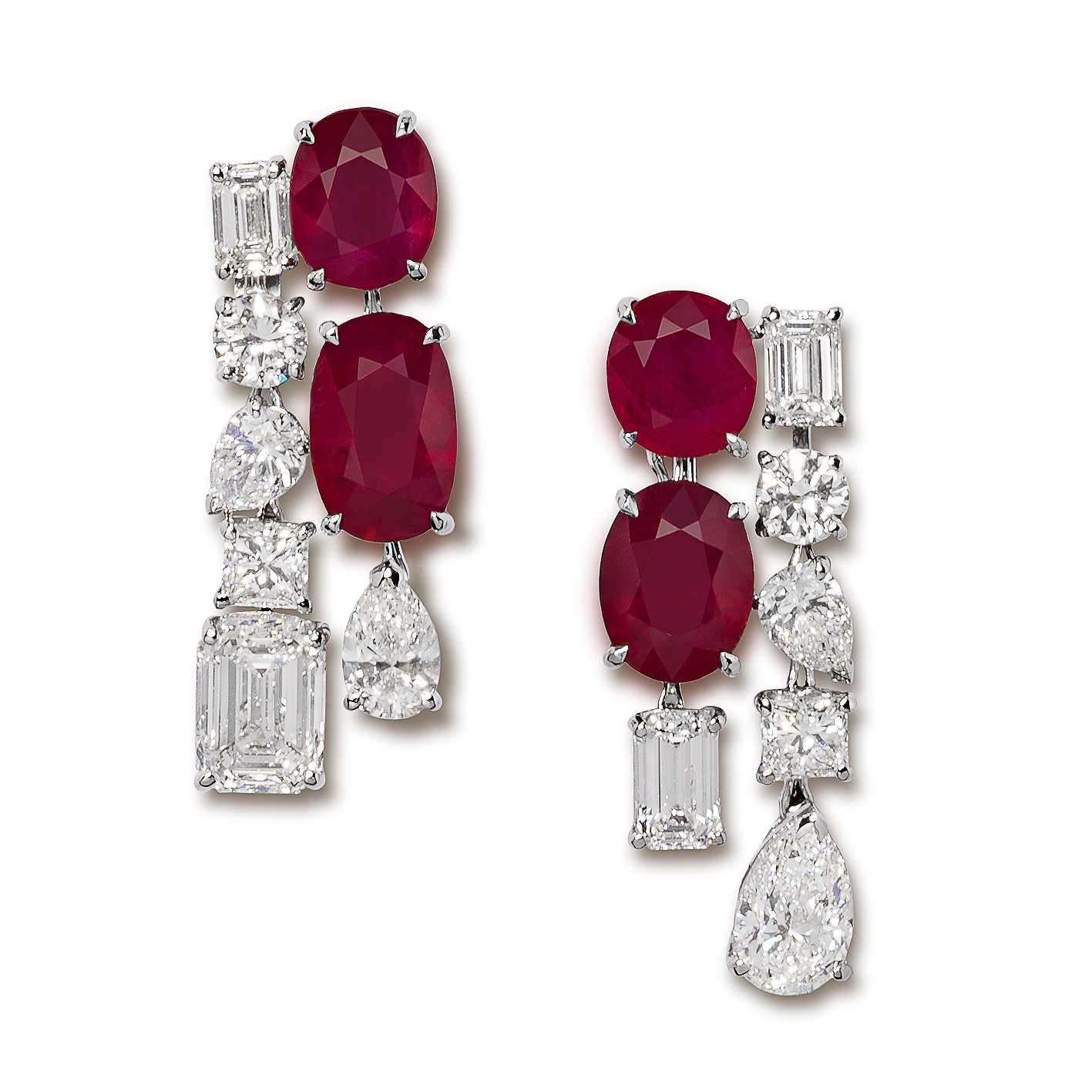 Ruby earrings deals warren james