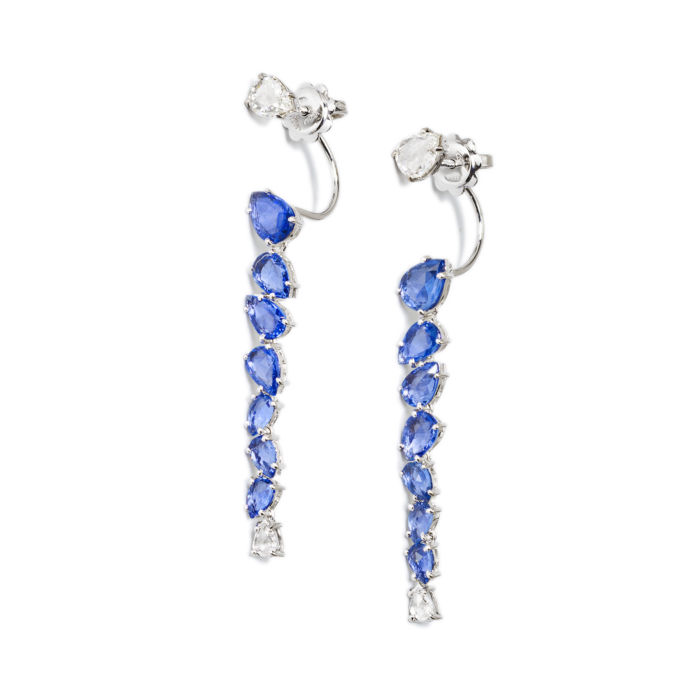 Blue Sapphire Earrings 3024831 PES ROS