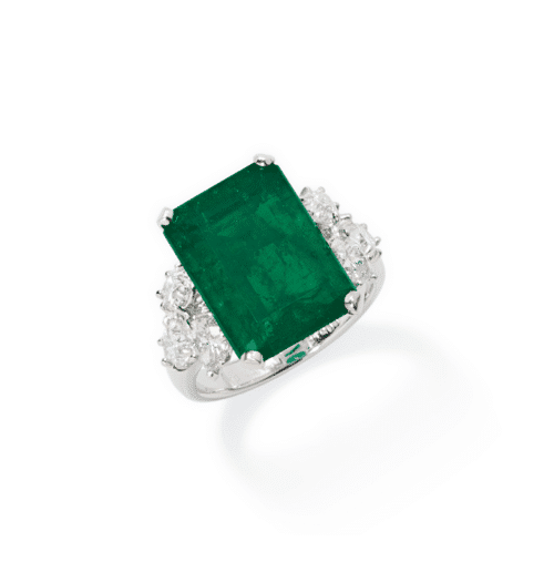 Emerald cut ring by jahan jewellery