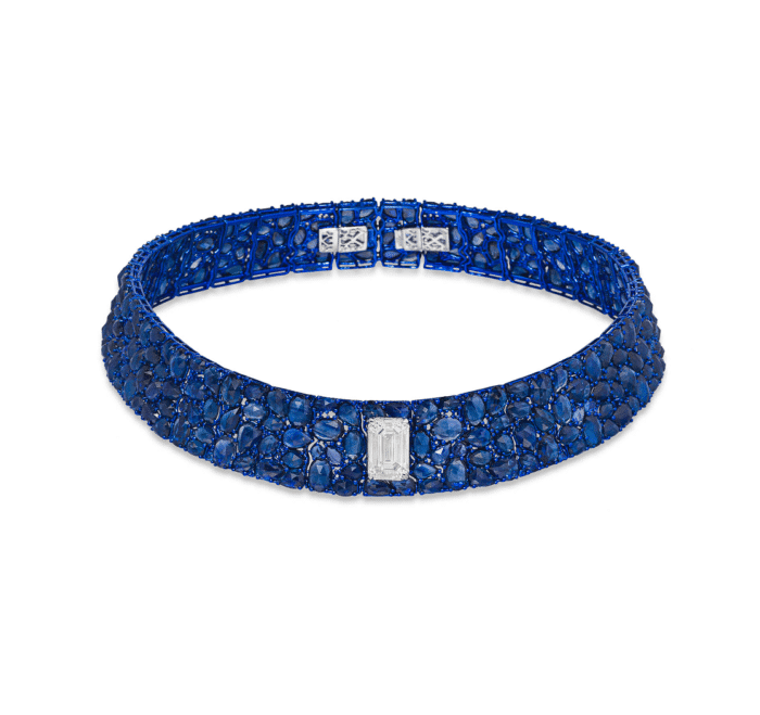 Sapphire Choker Passion Collection