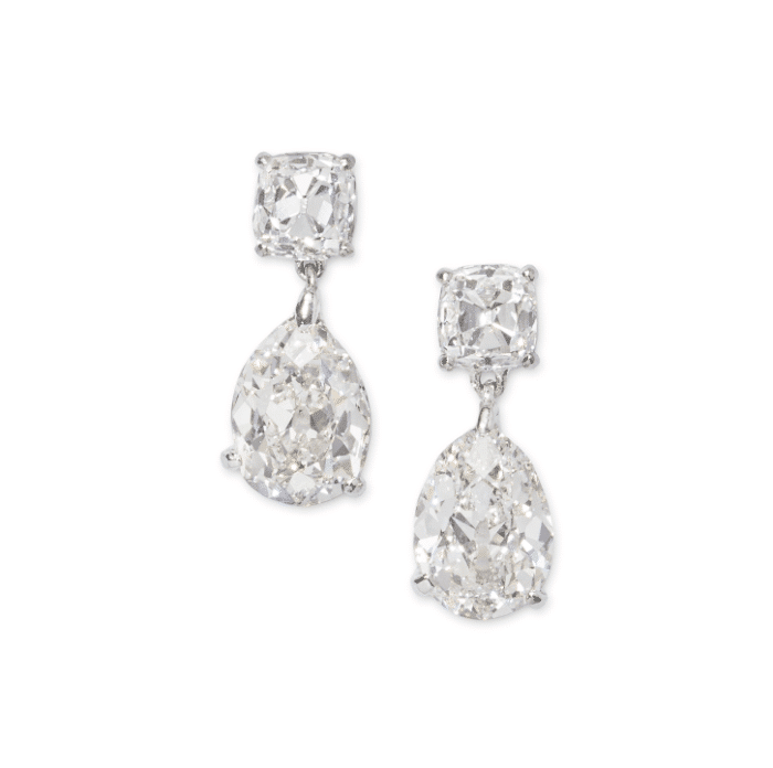 Diamond earrings by jahan jewellery