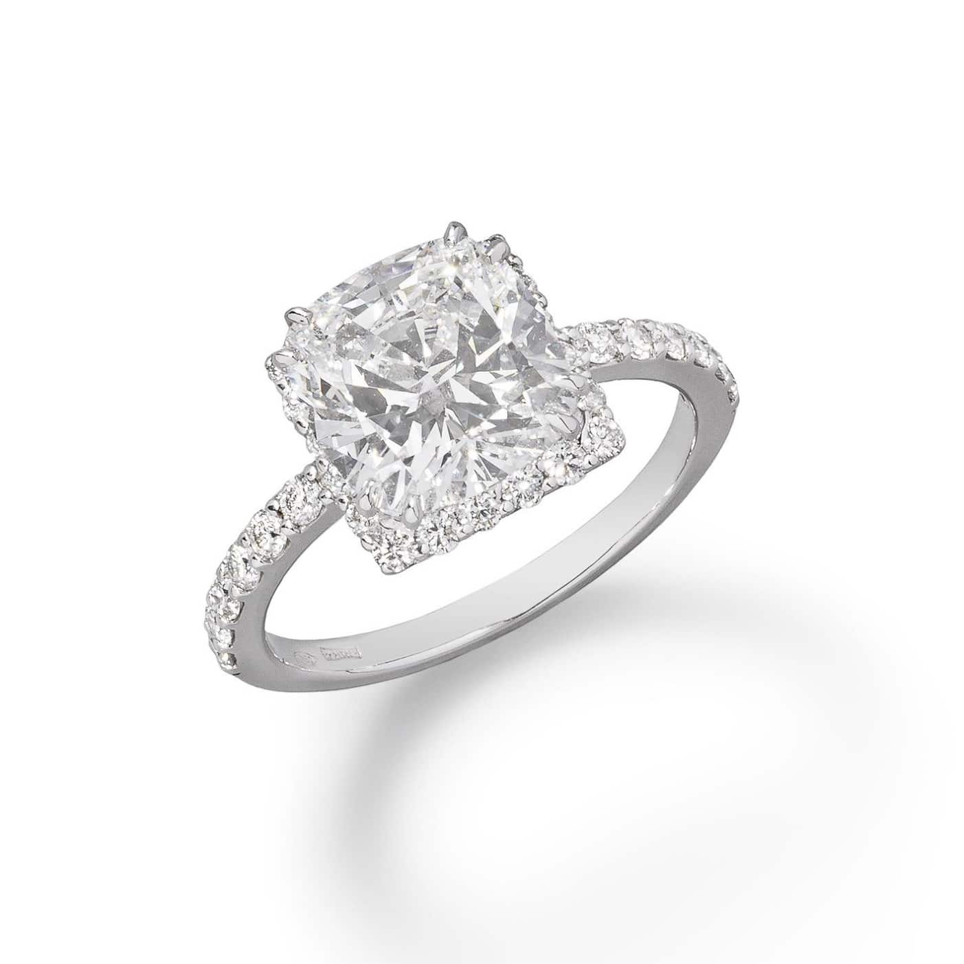 Cushion Cut Engagement Ring