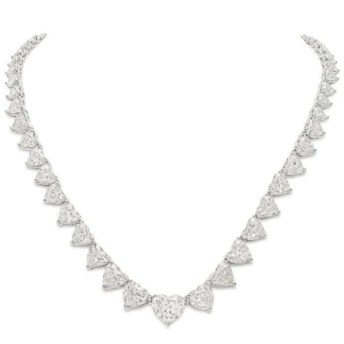 Heart Shaped Diamond Cluster Pendant 18K Rose Gold - Rothbury | Angelic  Diamonds